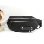 グッチ ボディバッグ大 ウェブ ナイロン黒 クロスボディバッグ 斜掛ショルダー 美品@ 18