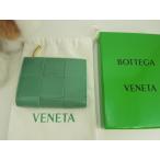 ショッピングヴェネタ ボッテガヴェネタ 2折財布 カセット レザー緑 コンパクトウォレット@R00100322Z