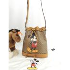  Gucci небольшая сумочка Mickey Mouse микро GG чай Cross сумка "body" мешочек превосходный товар @ 14