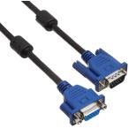  Elecom дисплей удлинение кабель VGA мужской -VGA женский тонкий fe свет core есть 2m черный CAC-E20BK