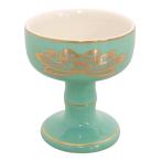  предметы для домашнего буддийского алтаря. maru es(Maruesu) maru es. предметы для домашнего буддийского алтаря селадон сверху золотой - s средний . контейнер 10T085 зеленый 