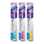 ピュオーラ ハブラシ 薄型 コンパクト やわらかめ 1本 (※色は選べません)
