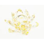 Olive-G..UP лотос. цветок crystal стекло украшение интерьер YELLOW