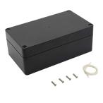 LeMotech ABS пластик кейс IP65 водонепроницаемый box электрический Project box соединение box подключение коробка черный 158 x 90