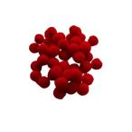  бонбон примерно 1cm красный красный 100 шт bon тонн рукоделие эмблема pompon украшение орнамент Рождество NaturalMelody
