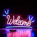 Welcome neon автограф style свет возможность led neon табличка USB розовый голубой неоновый свет магазин магазин отель кофейня балка party оборудование орнамент свет 
