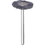 研削研磨用品 軸付ブラシ ＴＲＵＳＣＯ　平型ブラシ　砥粒入ナイロン　線０．３Ｘ外径Φ２０Ｘ軸Φ３　  (203H-12)