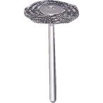 研削研磨用品 軸付ブラシ ＴＲＵＳＣＯ　平型ブラシ　ステンレス　線０．１Ｘ外径Φ２３Ｘ軸Φ３　  (233H-4)