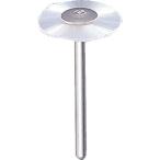 研削研磨用品 軸付ブラシ ＴＲＵＳＣＯ　平型ブラシ　硬鋼線　線０．１Ｘ外径Φ２３Ｘ軸Φ３　  (233H-2)