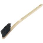 研削研磨用品 ハンドブラシ ＴＲＵＳＣＯ　プロ用手植竹ブラシ　曲柄　馬毛　２行　毛長　  (TB-3022)