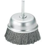 研削研磨用品 軸付ブラシ ＴＲＵＳＣＯ　軸付カップブラシ　φ７５Ｘ軸６　ステンレス線　線径０．３　  (TB-6643)