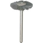 研削研磨用品 軸付ブラシ ＴＲＵＳＣＯ　平型ブラシ　ダイヤ入ナイロン　線０．２５Ｘ外径Φ２３Ｘ軸Φ３　  (233H-7)