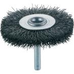研削研磨用品 軸付ブラシ ＴＲＵＳＣＯ　軸付ホイールブラシ　φ６５Ｘ軸６　鋼線　線径０．３　  (TB-6232)