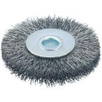 研削研磨用品 ホイールブラシ ＴＲＵＳＣＯ　ホイルブラシ　６５Ｘ１０ｍｍ穴　鋼線　線径０．３　  (TB-6332)