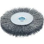 研削研磨用品 ホイールブラシ ＴＲＵＳＣＯ　ホイルブラシ　７５Ｘ１０ｍｍ穴　鋼線　線径０．３　  (TB-6342)