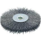 研削研磨用品 ホイールブラシ ＴＲＵＳＣＯ　ホイルブラシ　１００Ｘ１０ｍｍ穴　鋼線　線径０．３　  (TB-6352)
