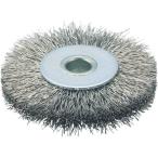 研削研磨用品 ホイールブラシ ＴＲＵＳＣＯ　ホイルブラシ　６５Ｘ１０ｍｍ穴　ステンレス線　線径０．３　  (TB-6333)