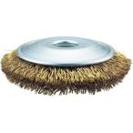 研削研磨用品 カップブラシ ＴＲＵＳＣＯ　エアー工具用べベルブラシ　Φ８５　真鍮メッキ　線径０．２７　  (GBB-85AC)