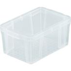 コンテナ・パレット ボックス型コンテナ ＴＲＵＳＣＯ　ＴＨＣ型コンテナ　有効内寸１３１Ｘ８３Ｘ７６　透明  (THC-01A（TM）)