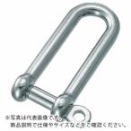吊りクランプ・スリング・荷締機 シャックル ＴＲＵＳＣＯ　ロングシャックル　ステンレス製　Ｄ寸法５ｍｍ　（１個＝１袋）　  (TLNS-5)
