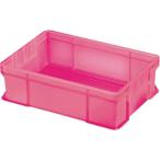 コンテナ・パレット ボックス型コンテナ ＴＲＵＳＣＯ　ＴＴＣ型コンテナ　透明レッド　  (TTC-1-R)