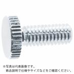 ねじ・ボルト・ナット 装飾ねじ・ナット ＴＲＵＳＣＯ　装飾平小ねじ　低頭縦目ローレット　Ｍ６　Φ１６　Ｌ２０　１個入　  (DS-AB211)