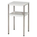 エスコ (ESCO) EA954HC-825 400x400x700mm サイドテーブル(ホワイト) EA954HC-825