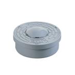 ICO-HV125 маленький калибр . крышка одним движением открывающийся и закрывающийся вентиляция . есть крышка VU труба внутренний диаметр подключение ПВХ производства крышка серый a long 