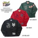 WHITESVILLE NYLON COACH JACKET with EMBROIDERED ho waitsu Bill нейлон коуч жакет patch custom цепь вышивка WV15388