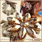 送料無料 ヘアゴム Marble Marble オディル　ヘアアクセサリー べっ甲風 マーブルマーブル