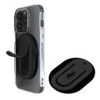 CARZEL スマホスタンド スマホグリップ Mafsafe シリコン 薄型軽量 車用 落下防止ハンドグリップ スマホリング 強力磁力 マグネット 車載ホルダー