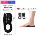 リゲッタ インソール レディース メンズ 中敷き ハーフ かかと用 薄型 疲れない 立ち仕事 アーチサポート MTR-1 ルーペインソール プラス 靴 日本製