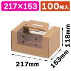 (果物の手提げ箱)ミエルクラフトハンディBOX/100枚入(L-2542)