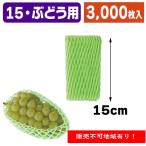 （ぶどう用フルーツキャップ）キャップ ダブル緑15 まとめ割引き商品/3000枚入（LWN-15B-3K）