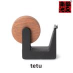 テープカッター テープディスペンサー 卓上 ステーショナリー 鋳鉄 ウォールナット 小泉誠デザイン 日本製 tetu 鉄鋳物 南部池永
