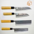 黒打 包丁 三徳 菜切包丁 白紙鋼 タダフサ x 箱屋の八代目オリジナル