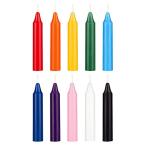 Mega Candles 10 шт без ароматизации набор Mini конус свеча высота 4 дюймовый x диаметр 3/4 дюймовый 