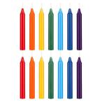 Mega Candles 14 шт нет . коричневый kla распорка конус свеча 4 дюймовый x 1/2 дюймовый 