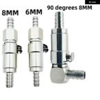  параллель импортные товары quick release non карниз 8MM / 6MM гонки топливо переходник коннектор shut off клапан(лампа) бензин шланг авто 