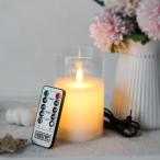 AnnTec LEDキャンドルライト ロウソク 本物の炎のようにゆらめく 暖色光 火を使わない ゆらゆら揺