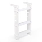 VaLaVie 吊り下げ冷蔵庫スパイスラック 収納スパイスラック 竹製 吊り下げ収納ラック 高さ調節可