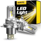 AUXITO H4 LED ヘッドライト車用 車検対応 一体型 H4 LEDバルブ HI/LO切替 高輝度LEDチップ搭載 爆光 3倍