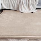 Huloo Sleep ラグマット ラグ カーペット Play Mat 厚手 ショートパイル 絨毯 無地 30mm 厚み 寝カーペ