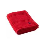 ラルフローレン ハンドタオル 34×85cmラージウィンドウペイン レッド RALPH LAUREN HAND TOWEL 34×85cmLarge