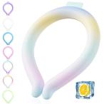 KEEZING クールネックリング アイスネックリング 首ひんやりグッズ 暑さ対策グッズ 冷感リング 28