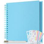 AIOR スクラップブック アルバム 手作り フォトアルバム 持ち運びも便利 耐久性 アルバム 台紙 20