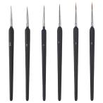 面相筆 極細 勾線筆 画筆セット 水彩筆 プラモデル塗装筆 油絵 アクリル画 絵の具 筆 水墨画 細