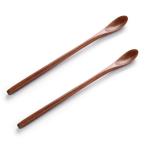 DFsucces 木製 マドラー ロング スプーン アイス 攪拌スプーン 全長20cm バー カクテル コーヒー作り