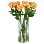 花瓶 割れない・軽量アクリル製 透明 フラワーベース 北欧風モダンデザイン 大型サイズ