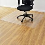 GIANTEX チェアマット 透明 PVC マット 幅150×奥行120cm 角丸 クリア 床保護マット デスクマット フロ